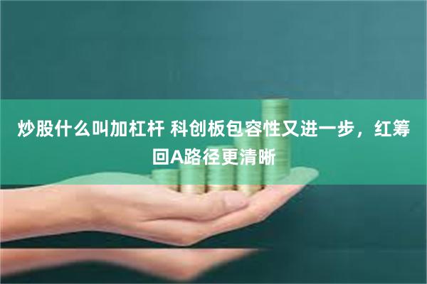 炒股什么叫加杠杆 科创板包容性又进一步，红筹回A路径更清晰