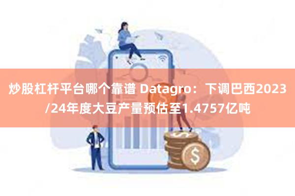 炒股杠杆平台哪个靠谱 Datagro：下调巴西2023/24年度大豆产量预估至1.4757亿吨