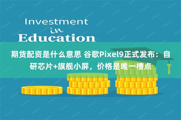 期货配资是什么意思 谷歌Pixel9正式发布：自研芯片+旗舰小屏，价格是唯一槽点