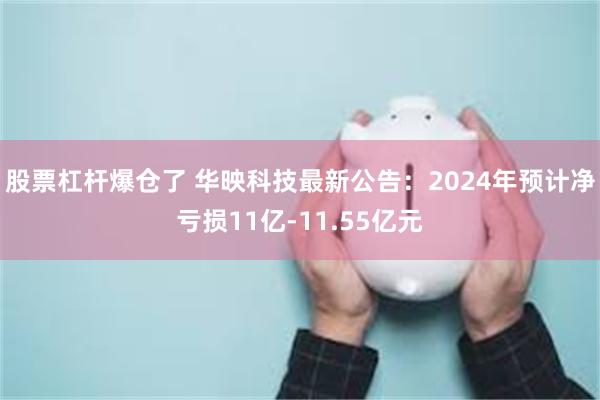 股票杠杆爆仓了 华映科技最新公告：2024年预计净亏损11亿-11.55亿元