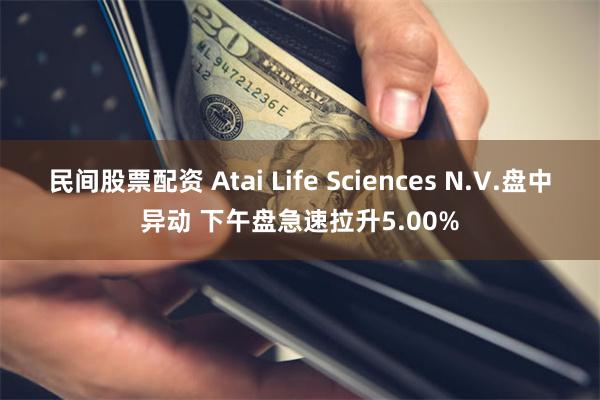 民间股票配资 Atai Life Sciences N.V.盘中异动 下午盘急速拉升5.00%